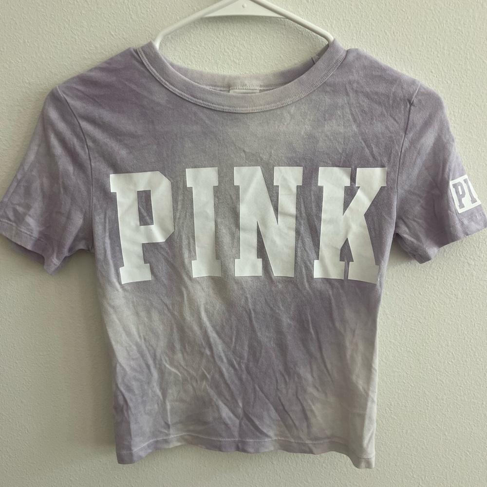 PINK Victoria's Secret Purple Short Sleeve Tee